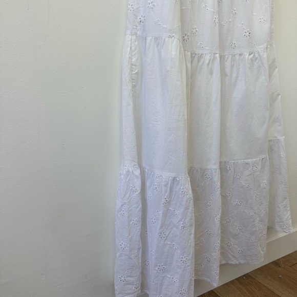 Speechless White Ruched Halter Maxi Sleveless Dress with Adjustable Straps - XL - Picture 4 of 14
